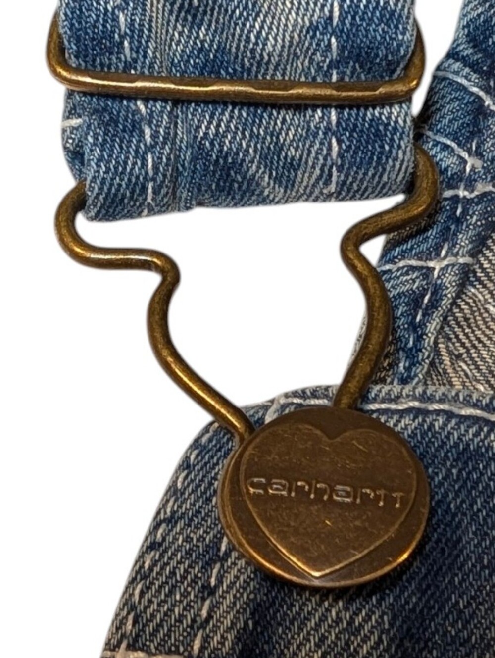 Carhartt Rugged Flex Denim Shortalls with Bib Pocket Size 5 - Picture 6 of 9